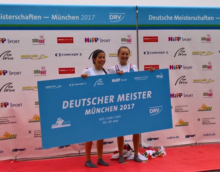 Nora Peuser und Sofie Vardakas sind Deutsche Meister