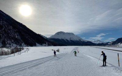 Harte Arbeit und ein bisschen Spaß im Schnee – Niclas in St. Moritz