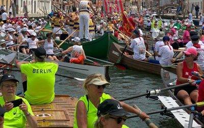 Vogalonga 2022 in Venedig –  Arkonen waren „fremd“ rudern
