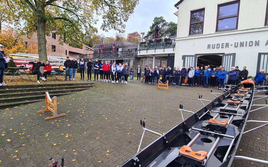 Abrudern 2025 und zwei Bootstaufen